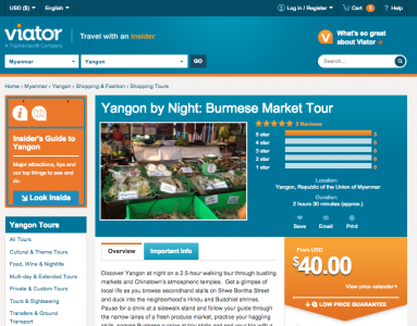 Burmese Market Tour